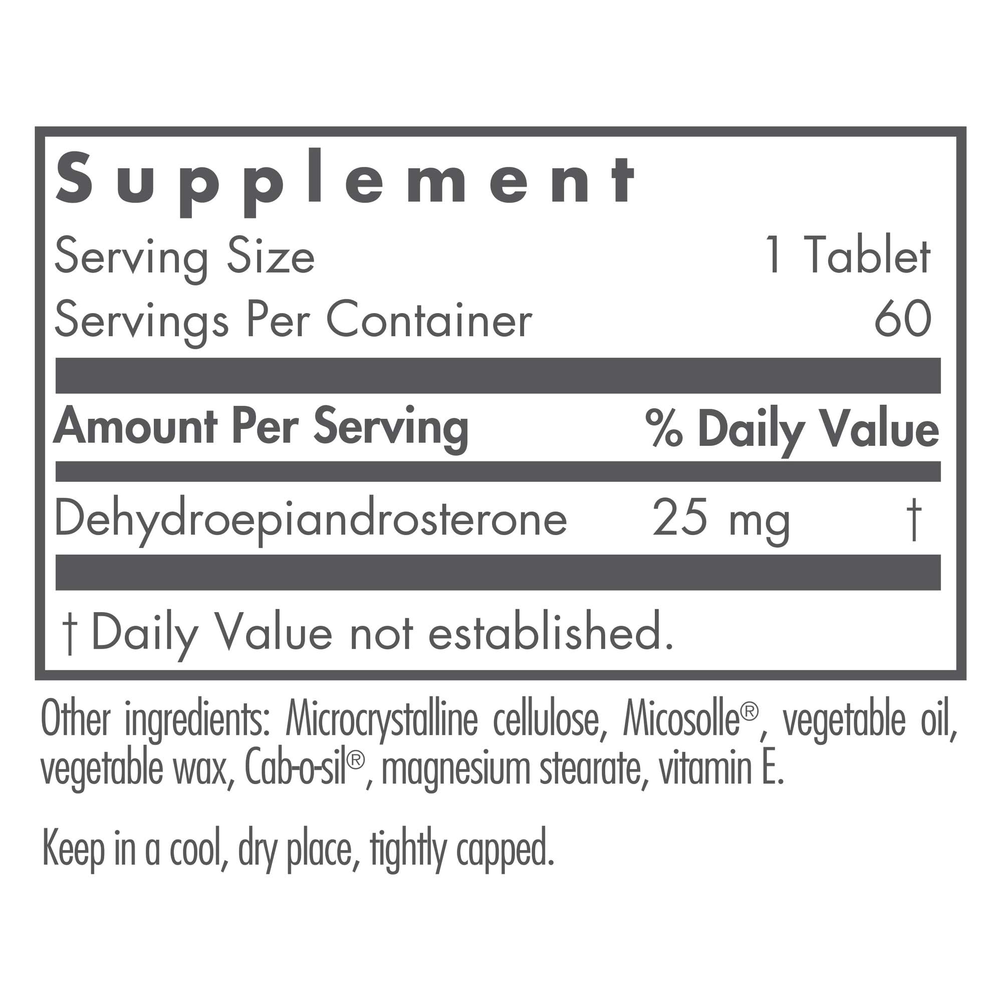Close-up of micronized lipid matrix in Nutricology DHEA 25mg