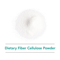 Nutricology dietary fiber powder dissolved in water showing smooth texture