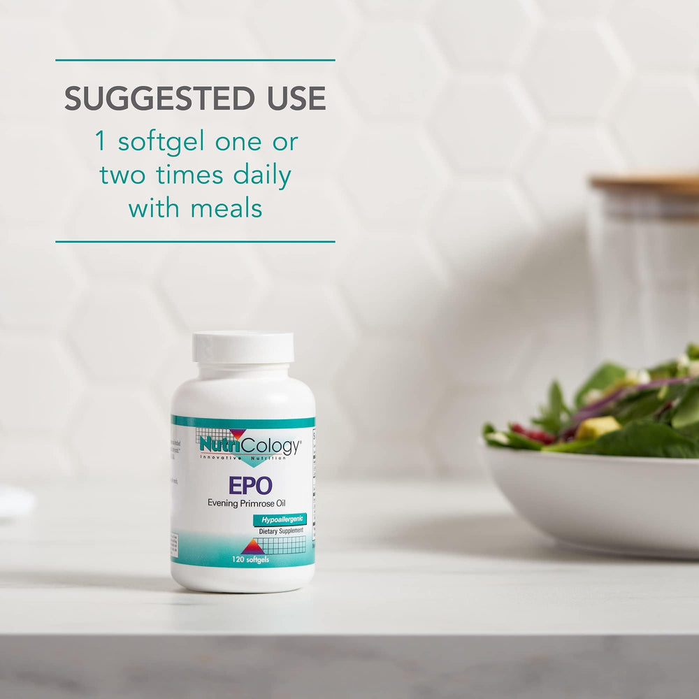 Nutricology EPO easy pour cap for daily use.