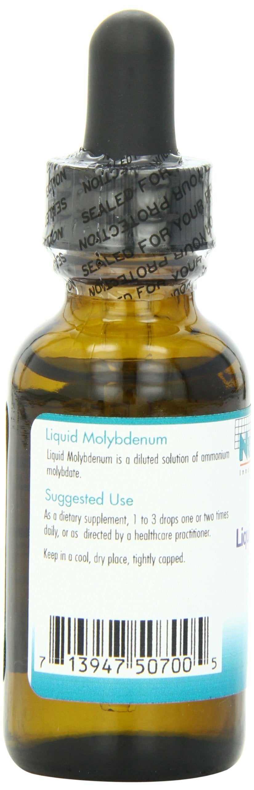 Product label close up highlighting 25 mcg per drop for exact dosing