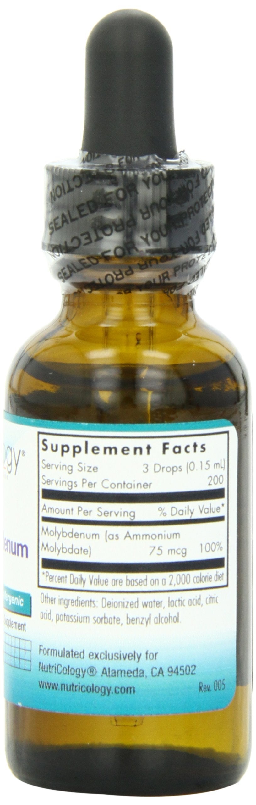 Close up of the dropper releasing droplets showing precise 25 mcg per drop