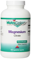 Nutricology Magnesium Citrate bottle ready for daily stress support and potential restful sleep.