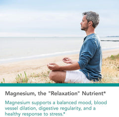 Nutricology Magnesium Citrate label-front highlights vegetarian, gluten-free capsules for bone and muscle health.