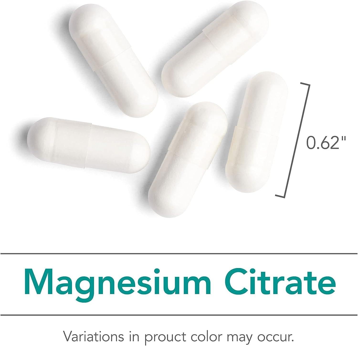 Nutricology Magnesium Citrate packaging box emphasizes allergen-free, wheat-free formula.