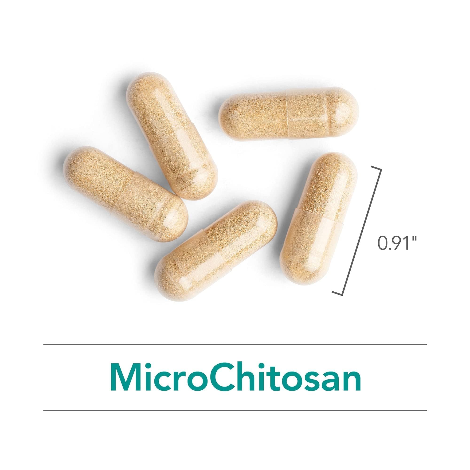 Nutricology MicroChitosan in a gut-friendly scene with fresh greens