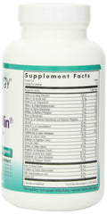 Nutricology Multi-Vi-Min capsules inside close up show easy to swallow.