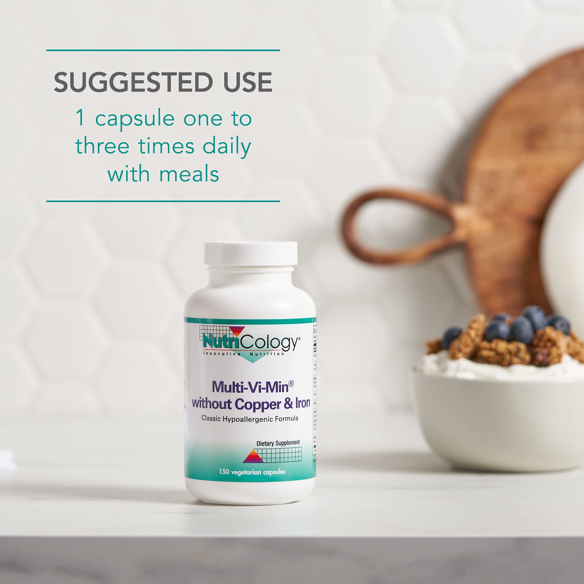 Nutricology nutrition facts label area communicates a complete mineral complex.