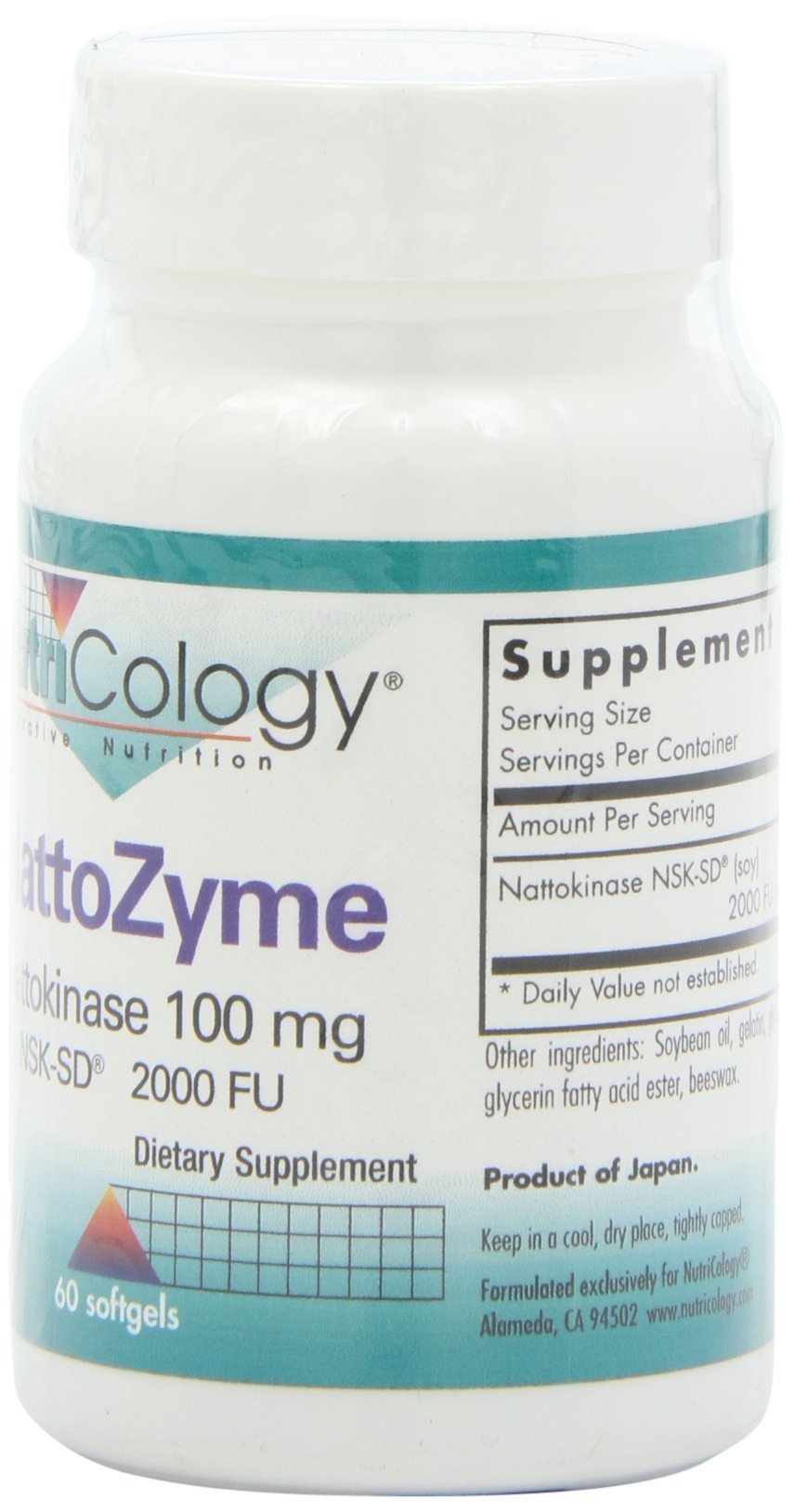 NattoZyme softgels close-up showing purified nattokinase dose for consistency.
