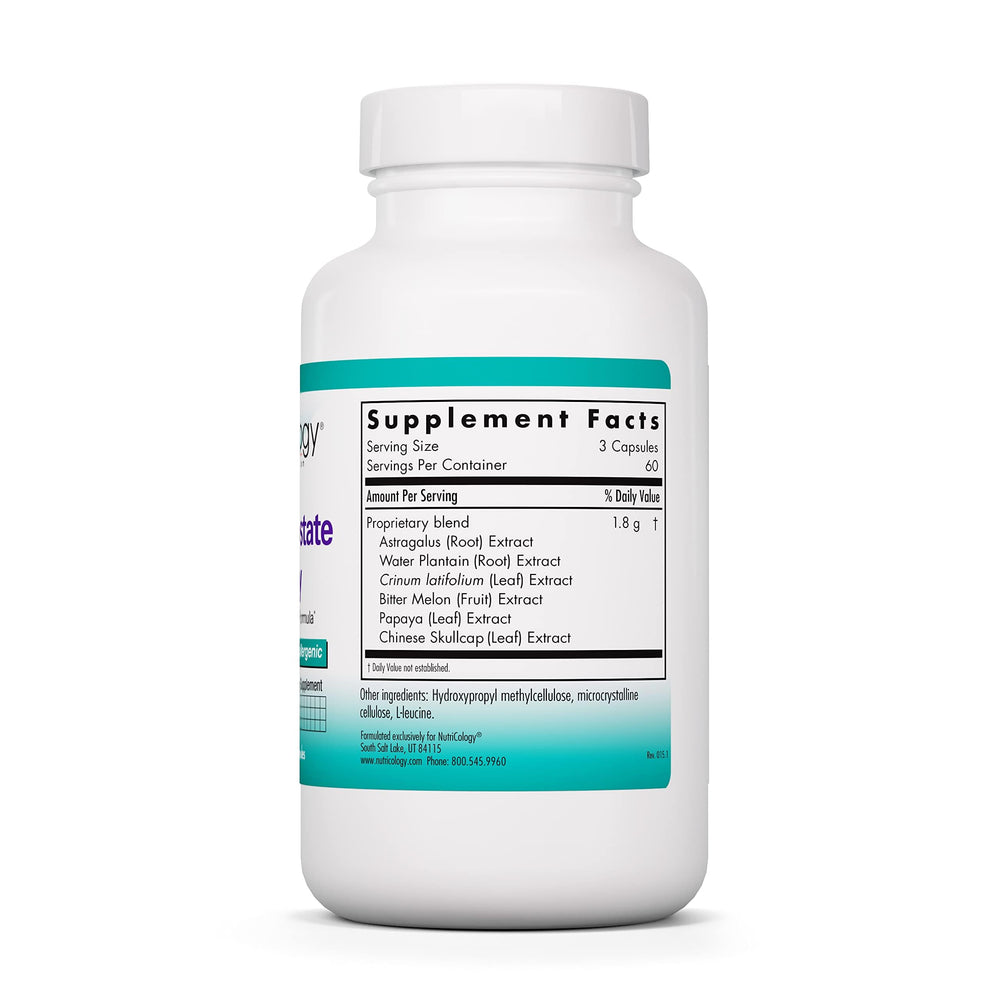 Nutricology capsules close-up highlighting vegetarian formula.