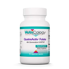 Nutricology QuatreActiv Folate bottle with capsules for daily use
