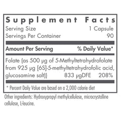 Close-up of Nutricology QuatreActiv Folate capsules, easy to swallow