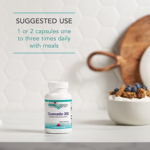 Nutricology Quercetin 300 hypoallergenic packaging for sensitive users
