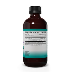 Pouring Nutricology Selenium Solution demonstrates easy liquid dosing.