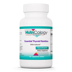 Nutricology Thyroid Nutrition Iodoral tablet close-up for daily iodine support.