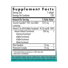 Close-up of Nutricology Tocomin SupraBio softgels for easy swallowing.