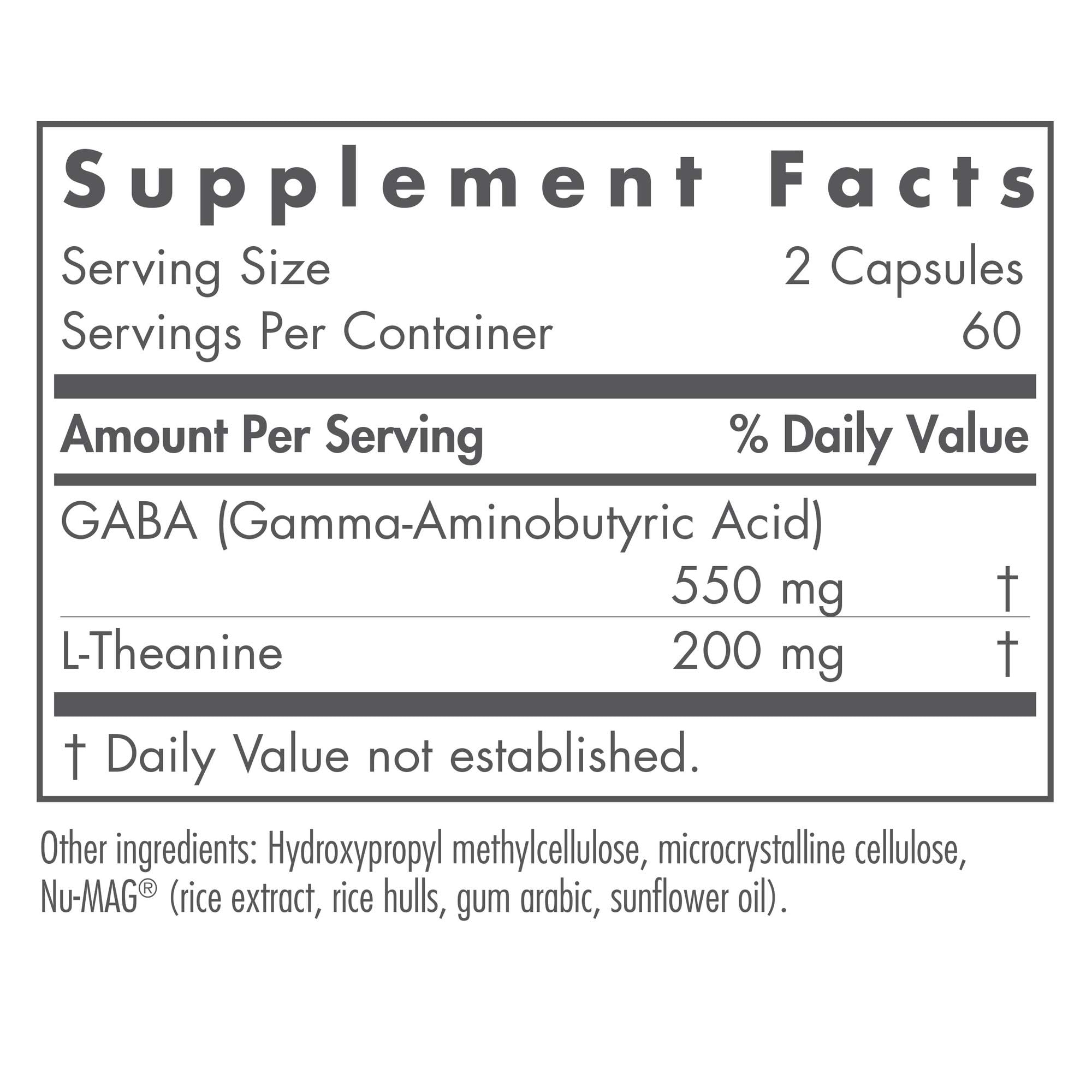 Close-up of Nutricology ZenMind capsules showing GABA and L-Theanine blend for relaxation