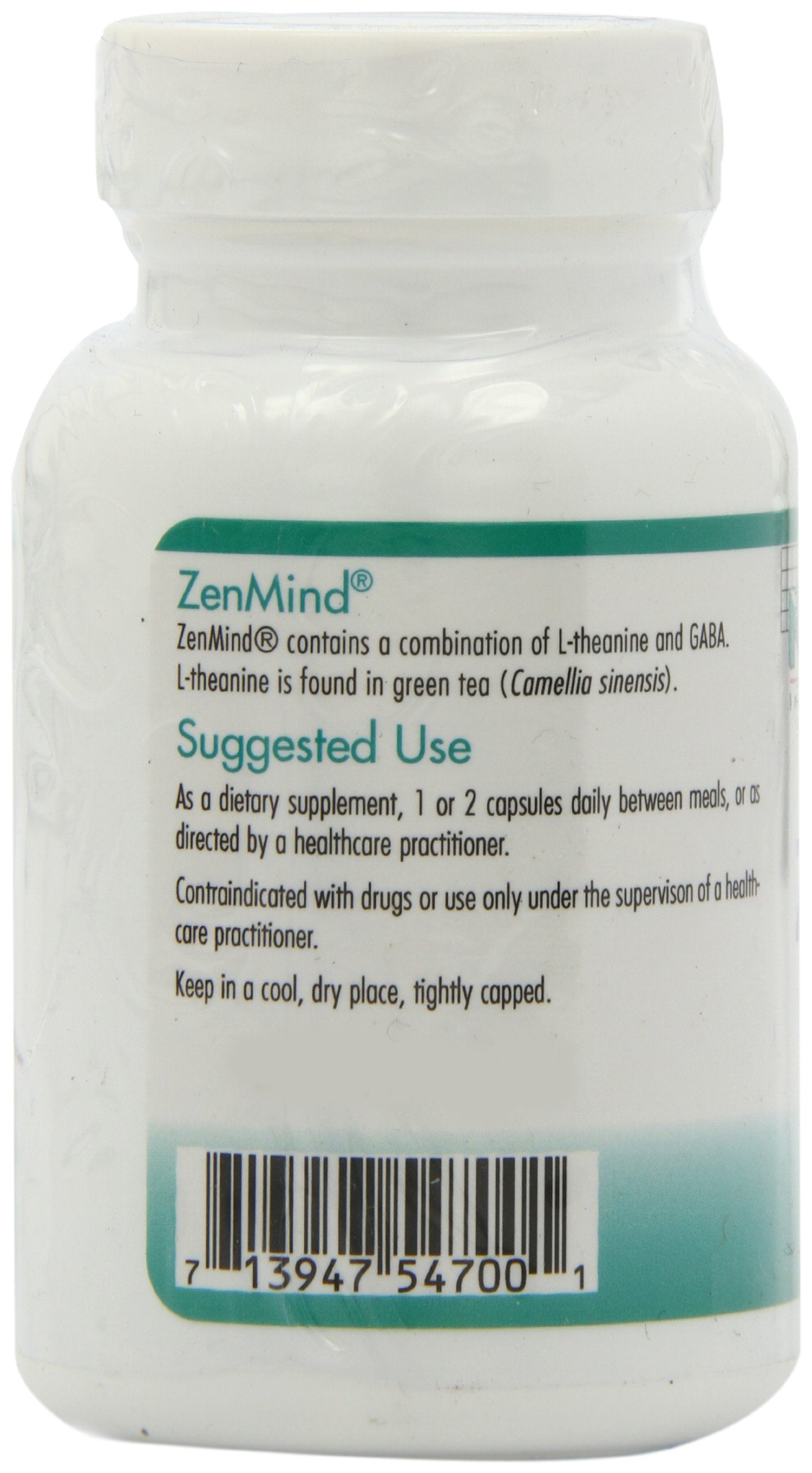 Nutricology ZenMind packaging on a desk suggests a daily calm ritual.