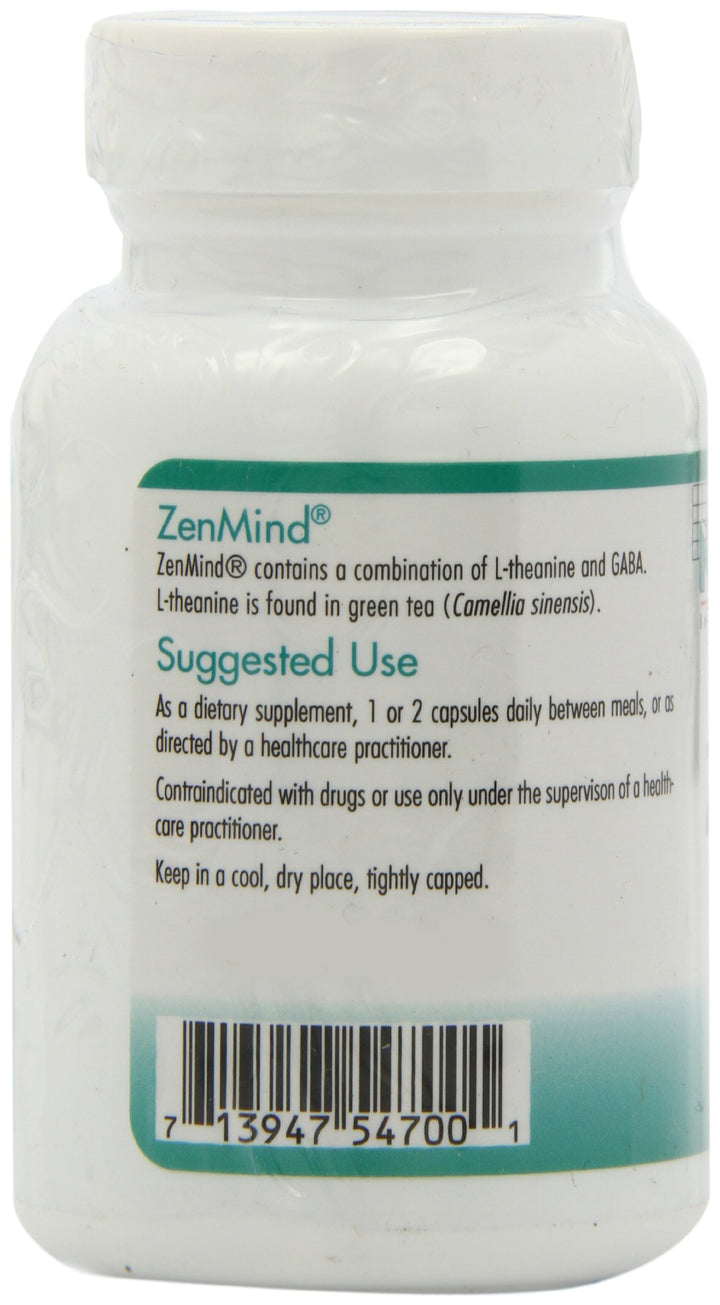 Nutricology ZenMind packaging on a desk suggests a daily calm ritual.