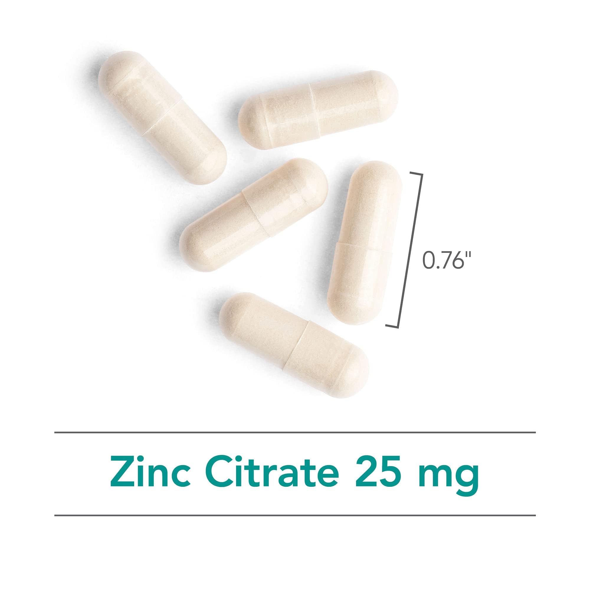 Nutricology Zinc Citrate packaging on a clean countertop