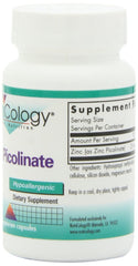 Nutricology Zinc Picolinate cap close-up showing hypoallergenic formula for sensitive users