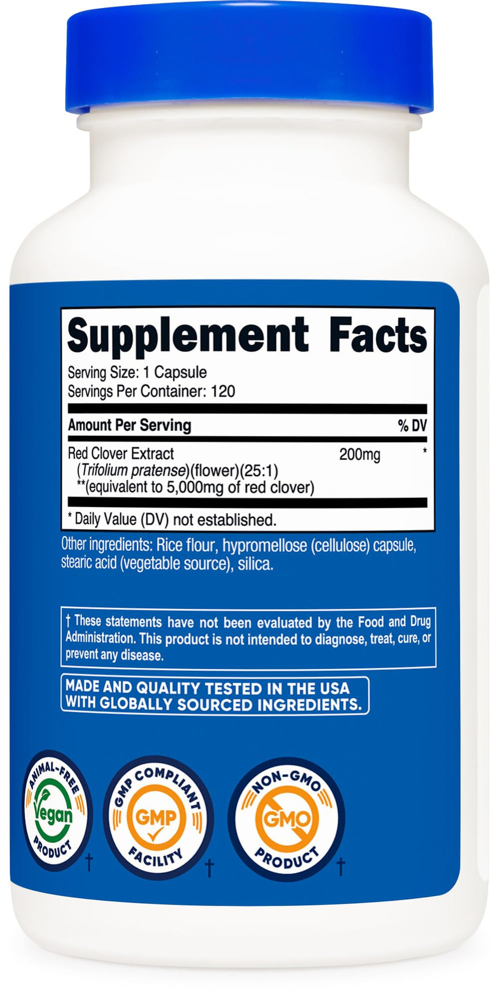 Nutricost bottle shows 120-day supply for long-term routine