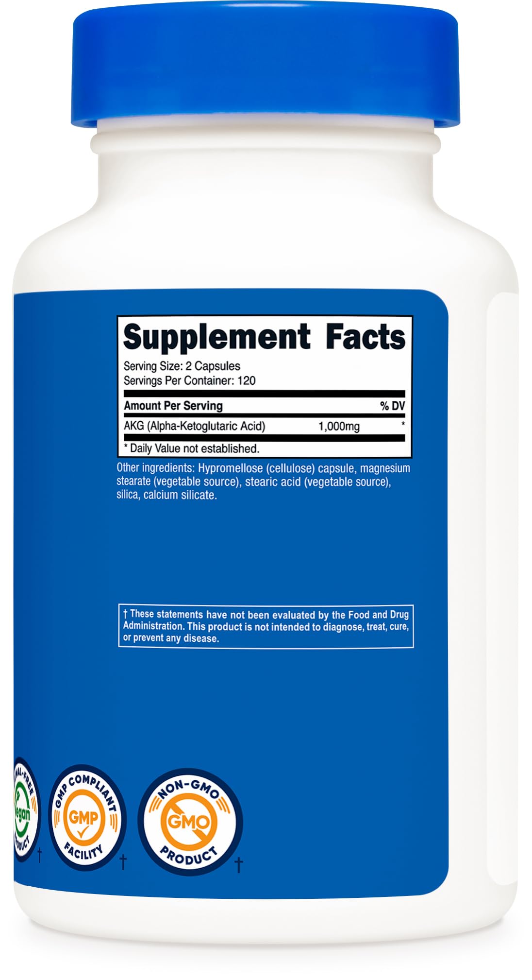 Nutricost AKG third-party testing seal reinforces trust and purity