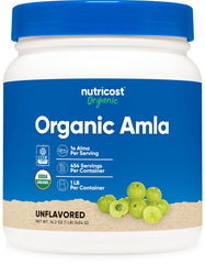 Nutricost Amla Powder bottle front for everyday use in smoothies