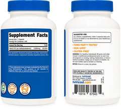 Vegetarian-friendly Nutricost B12 capsules designed for easy daily intake