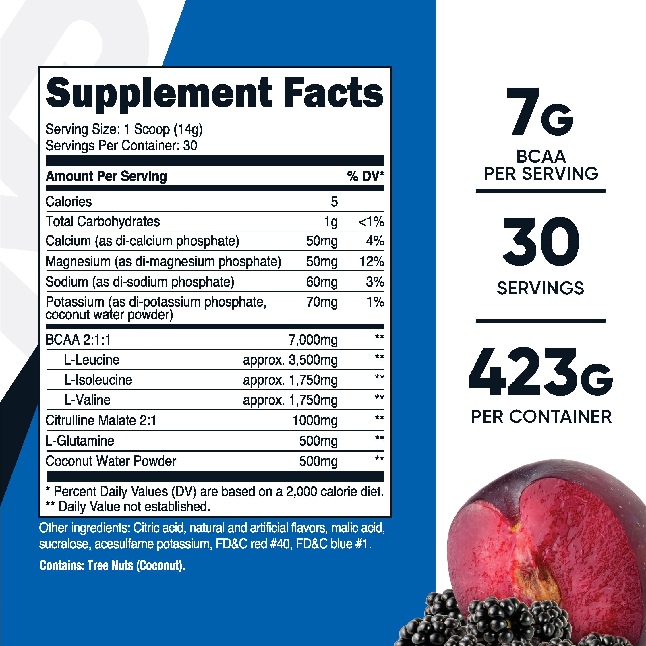 Nutricost BCAA Active powder scoop ready to mix for post-workout recovery.