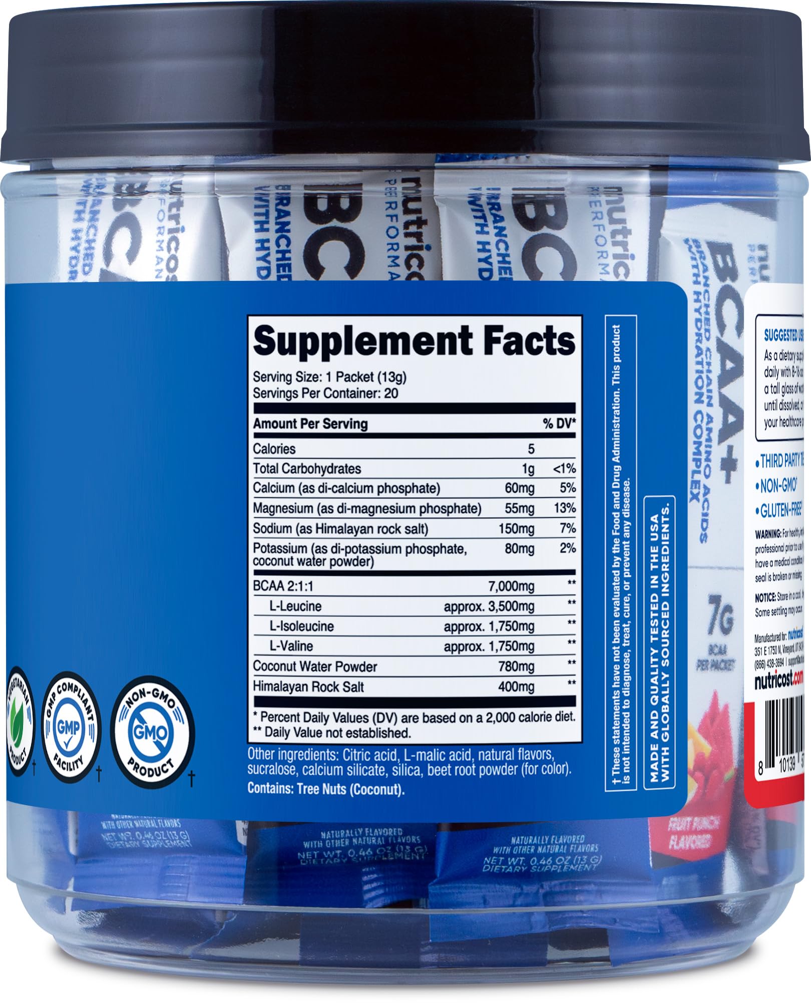 Nutricost BCAA+ Hydration in active lifestyle scenario, ready post-workout.