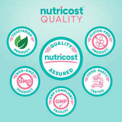Nutricost BCAA for Women ingredients facts page showing amino profile
