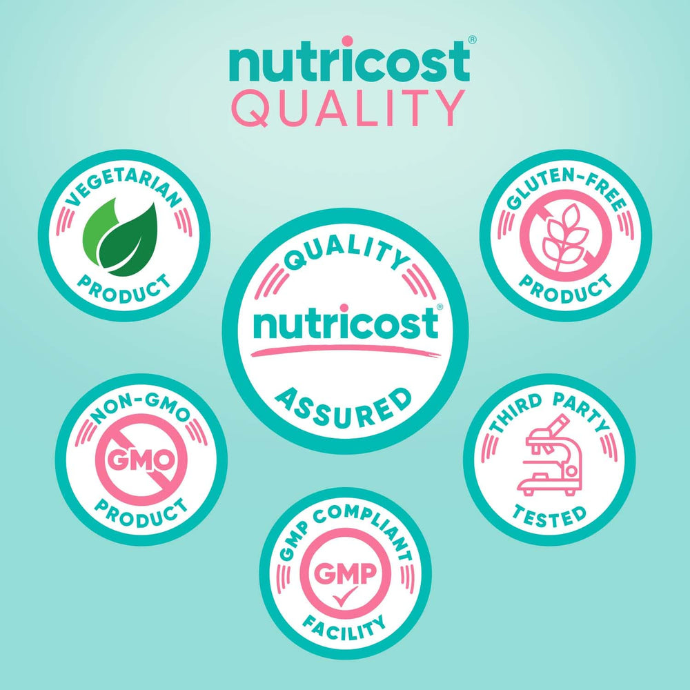 Nutricost BCAA Women glass serve, flavored supplement for low-calorie aminos.