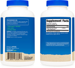 Nutricost Beet Root 2400mg bottle back with dosage guidance for simple routines.