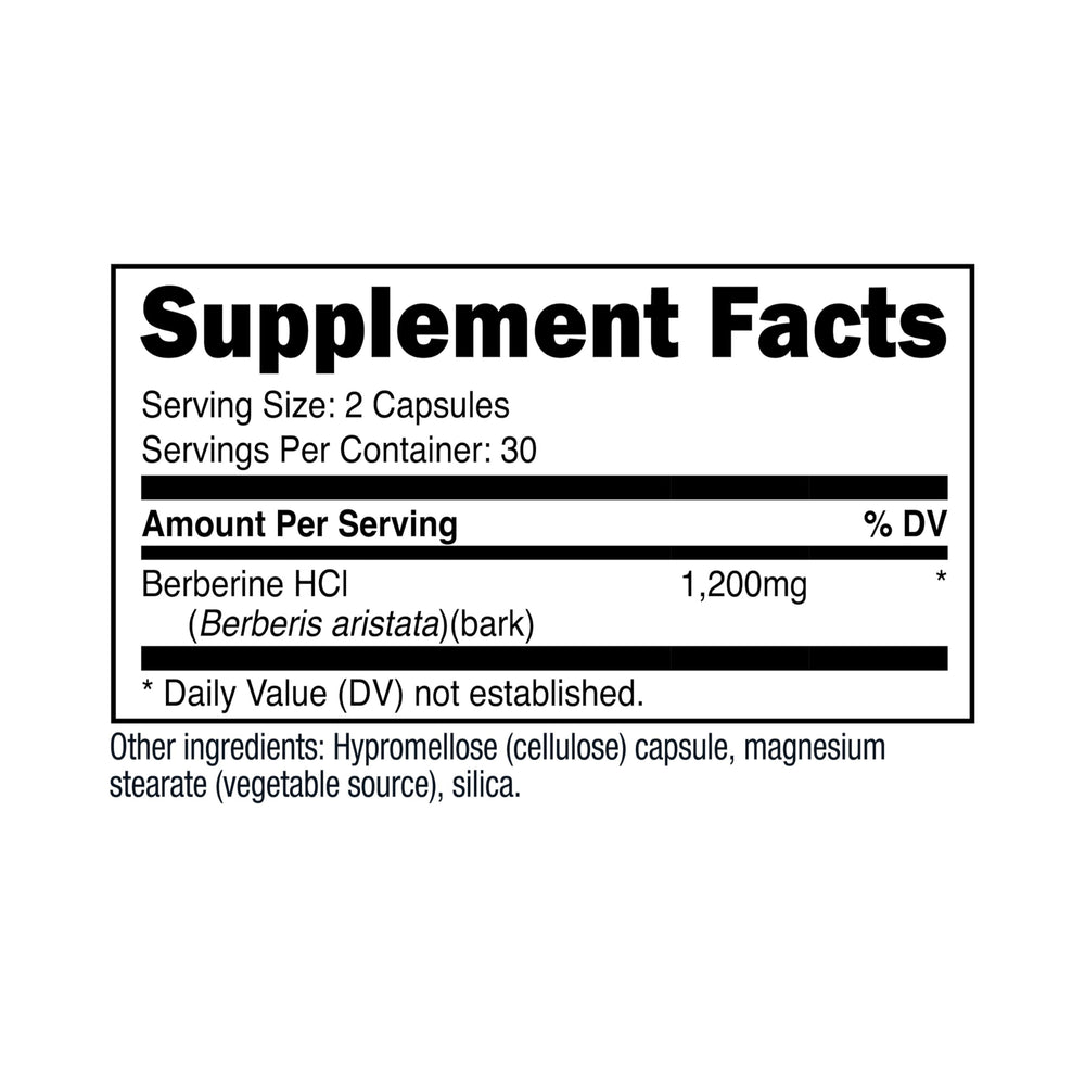 Nutricost Berberine HCl 1200mg production facility with GMP and FDA registration
