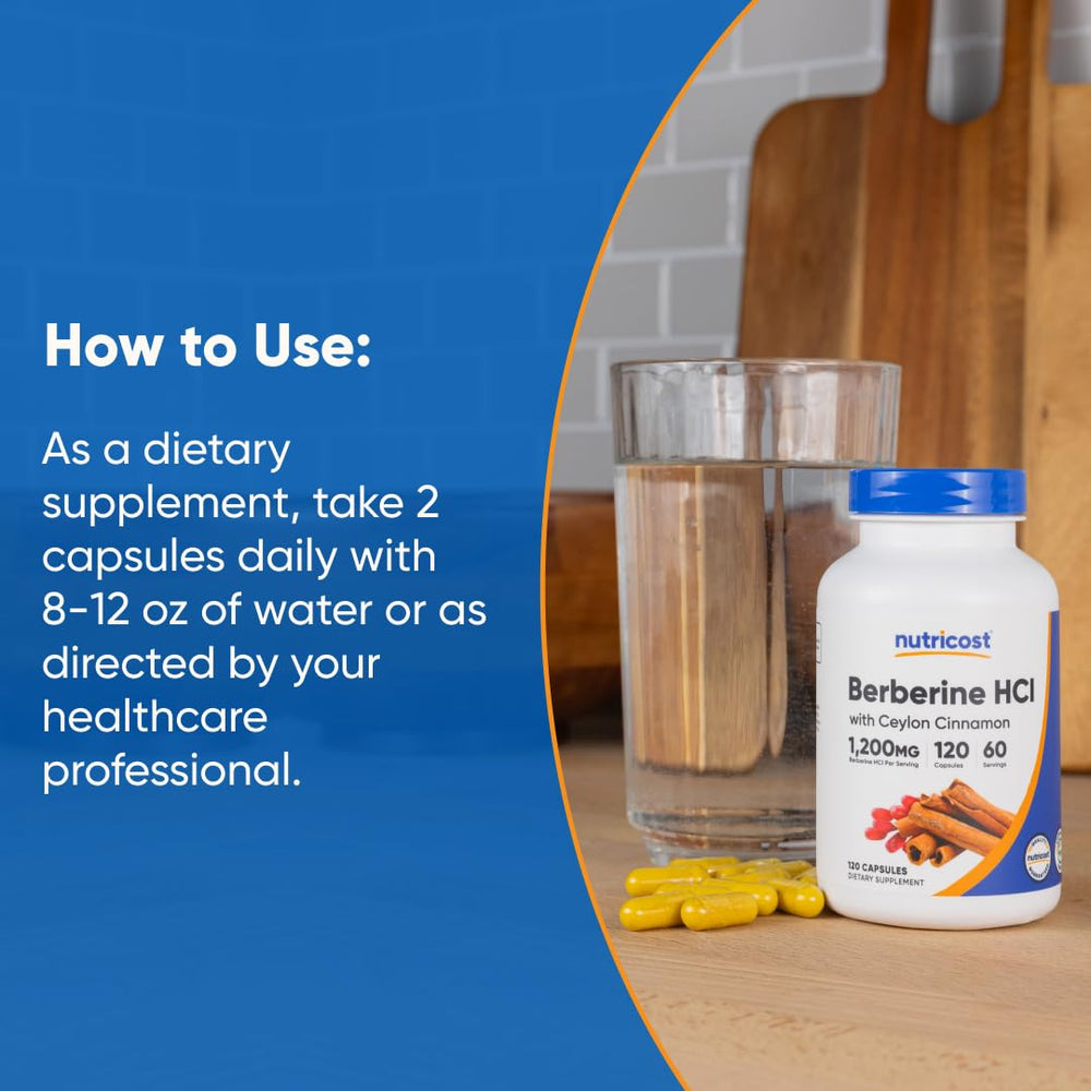 ISO-accredited third-party testing certificate for Nutricost Berberine HCl Cinnamon