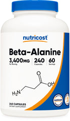 Nutricost Beta-Alanine bottle front view for daily training support