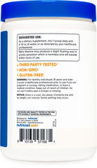 Nutricost bottle displaying gluten-free label for quality ingredients.