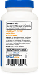 Nutricost boron packaging communicates quality and testing standards.