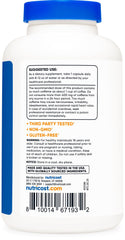 Nutricost Caffeine with L-Theanine on desk setup suggests study or work use.