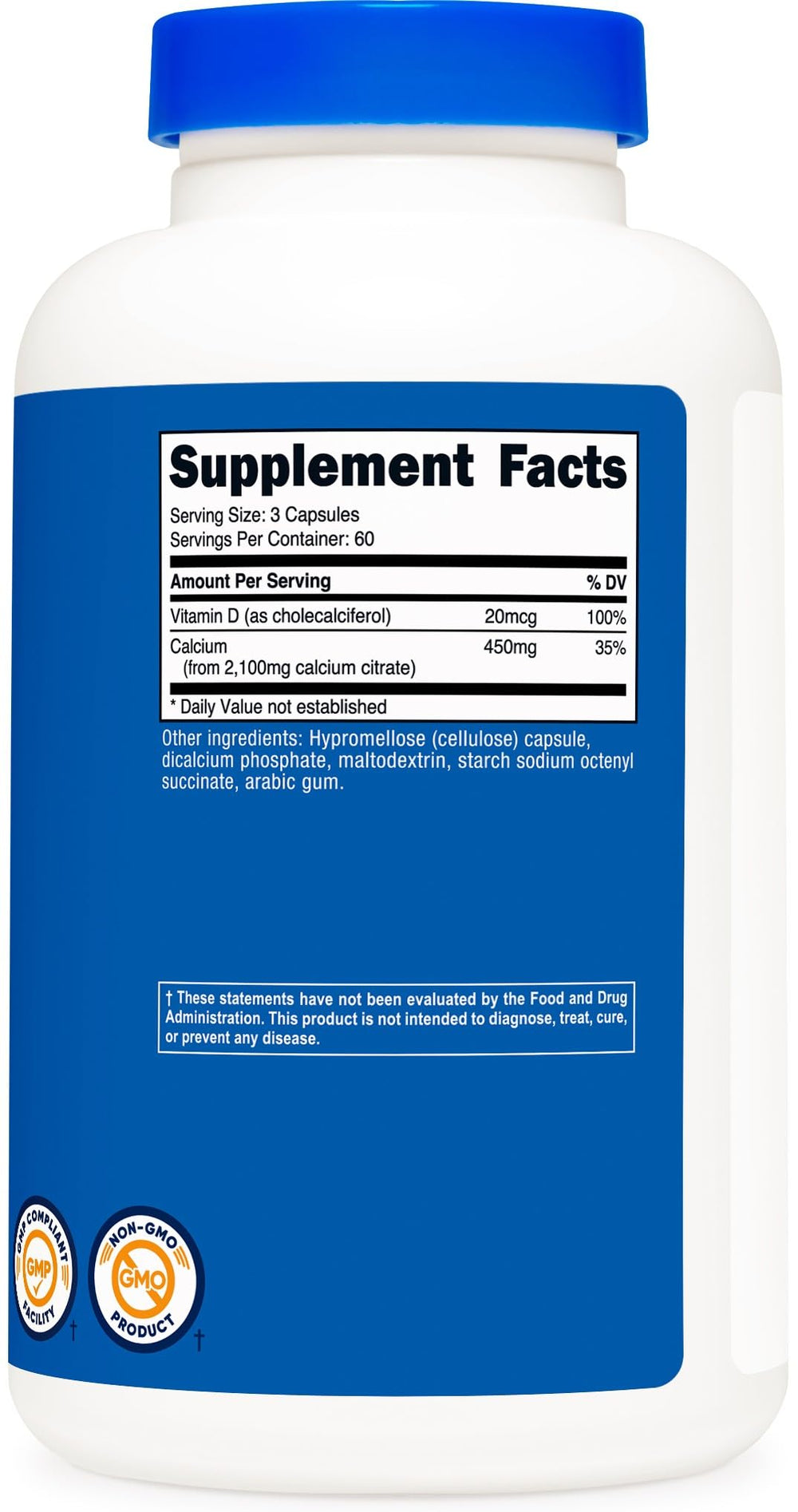 Nutricost facility certifications emphasize quality and safety standards