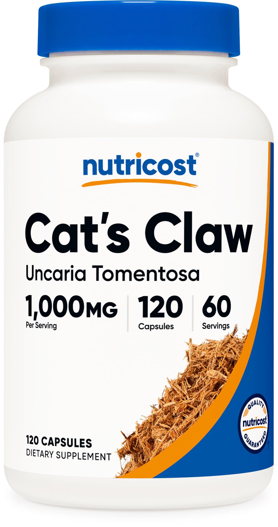 Nutricost Cat's Claw 1000mg bottle for daily supplement use