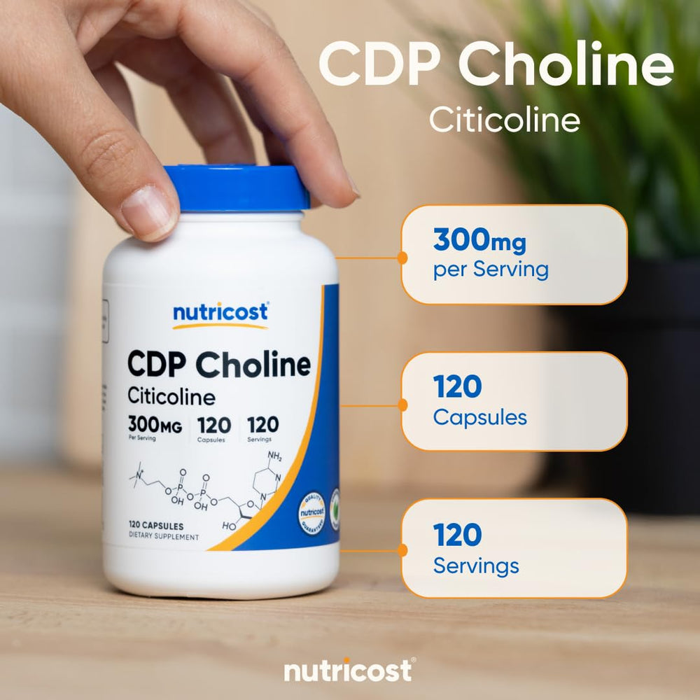 Nutricost CDP Choline ingredients list detail for transparent sourcing