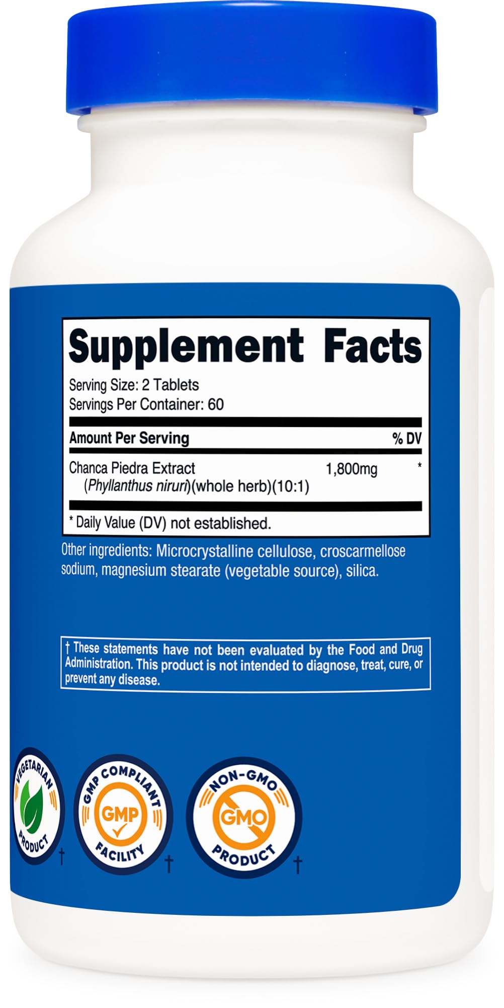 Nutricost packaging highlights vegetarian and gluten-free formula.
