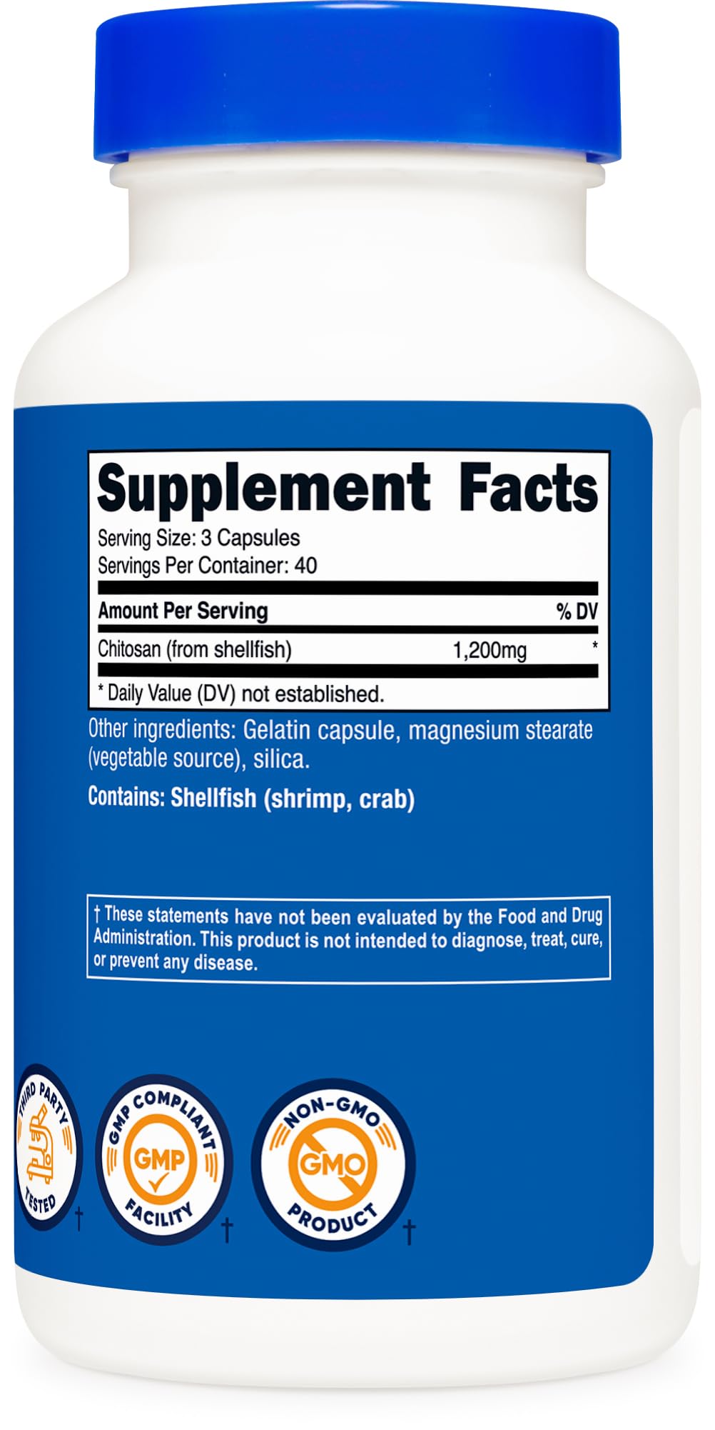 Nutricost manufacturing facility image with NSF GMP FDA registrations