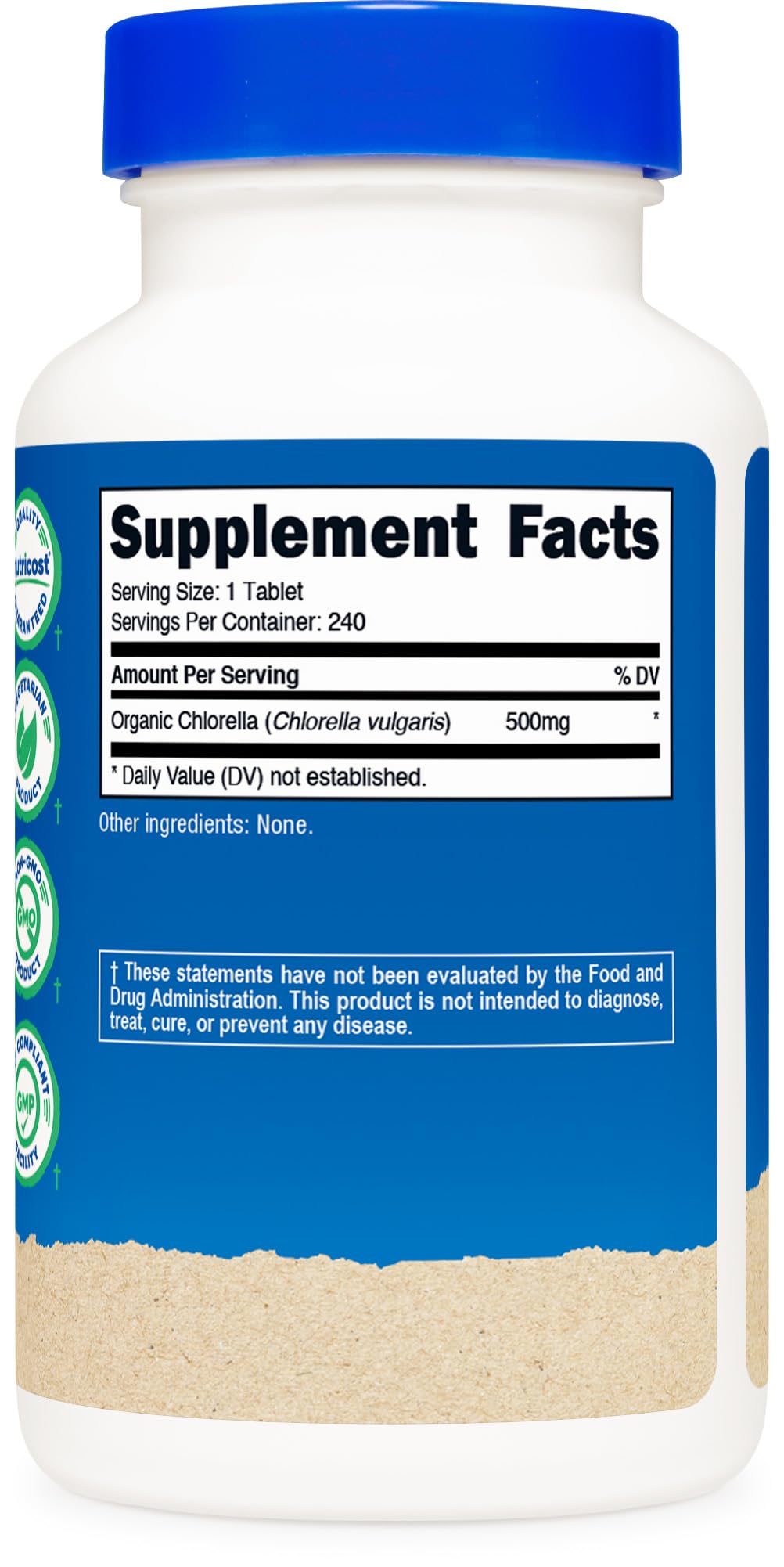 Nutricost Chlorella manufacturing facility scene indicating GMP standards.