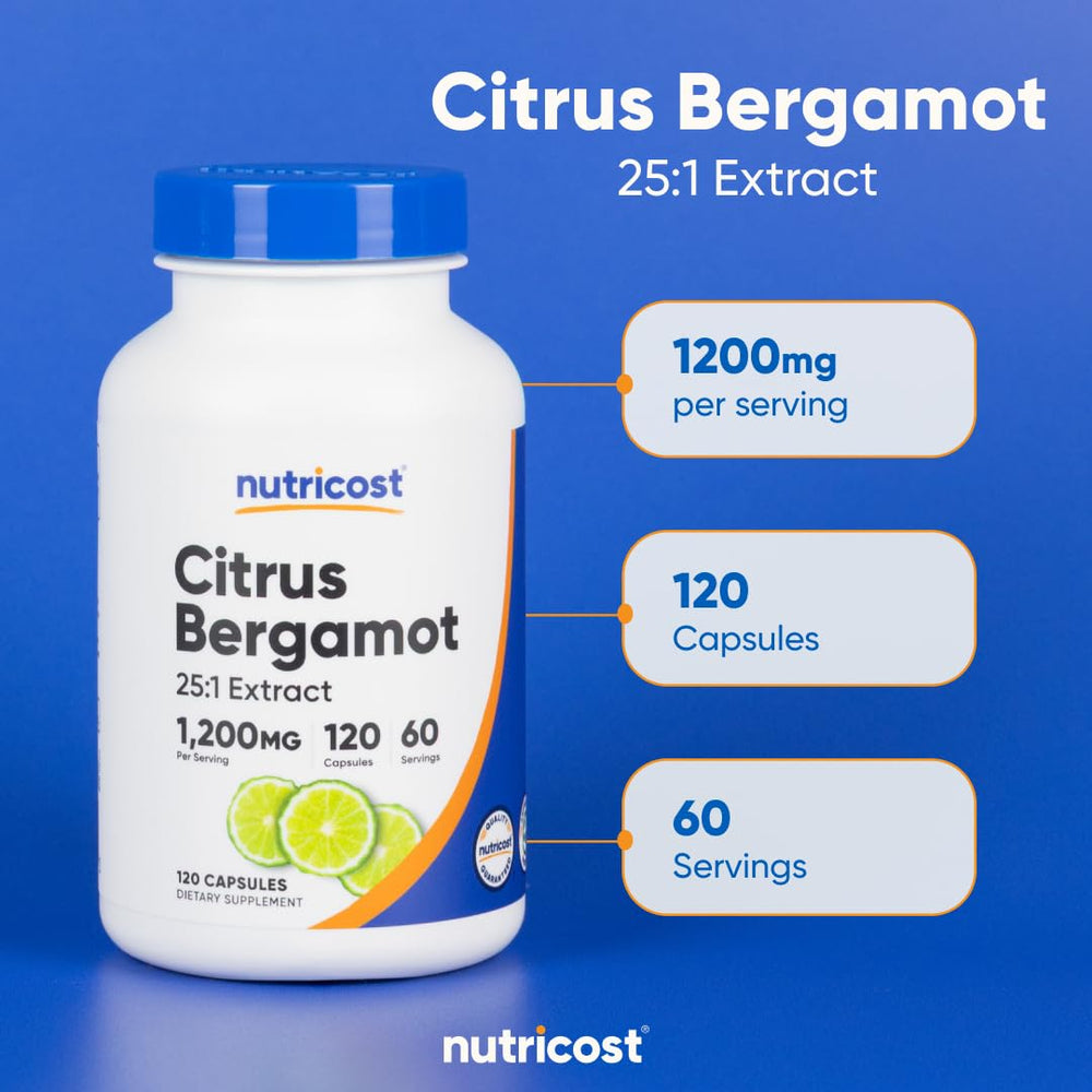 Nutricost Citrus Bergamot serving setup for daily routine.