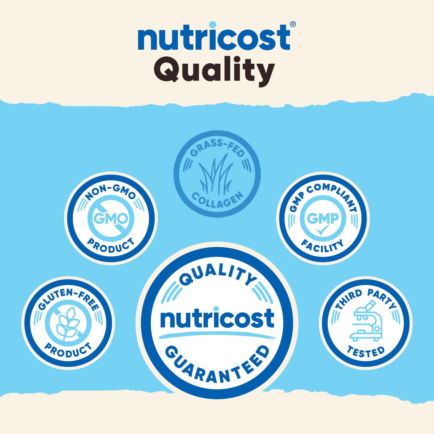 Nutricost collagen powder stirred into coffee showing mixability