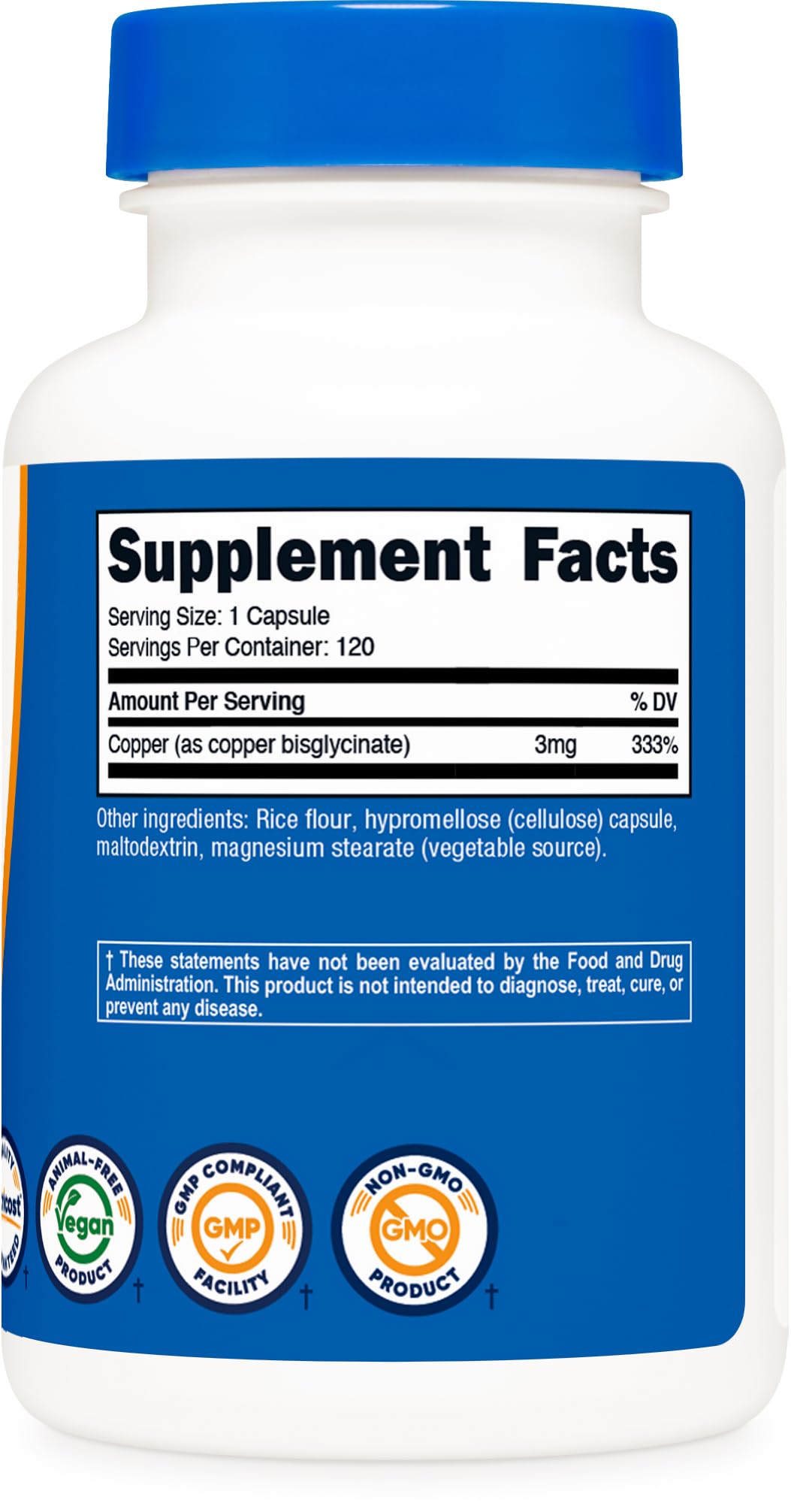Nutricost facility badge indicating NSF GMP-compliant manufacturing.