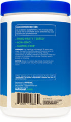Nutricost Cordyceps powder label displays USDA Organic and non-GMO seals.