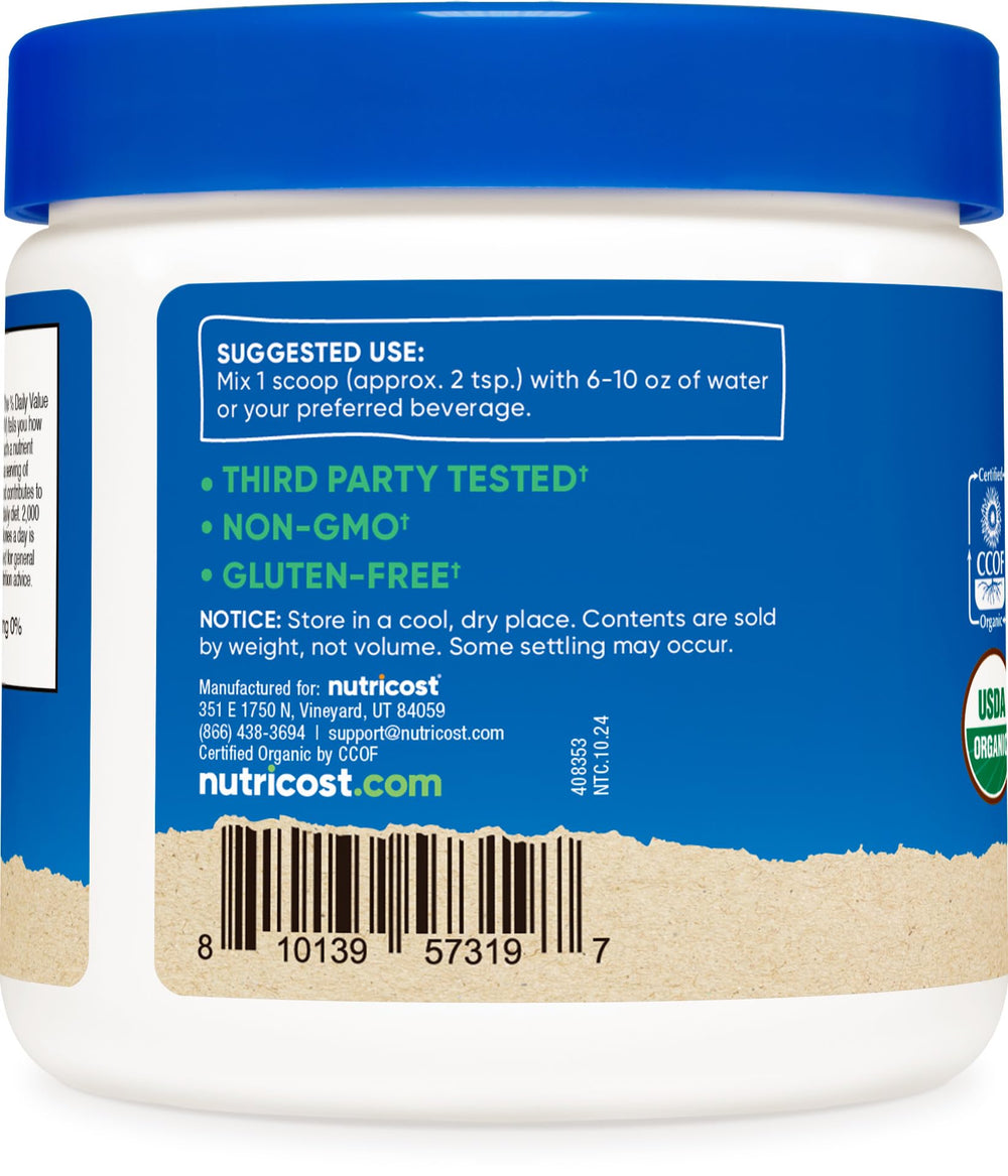 Nutricost Cranberry Powder dissolving in a glass of water for easy consumption
